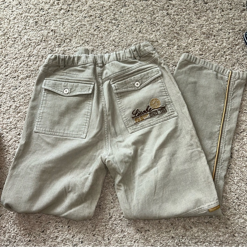 Taiwanese Streetwear Corduroy Jeans